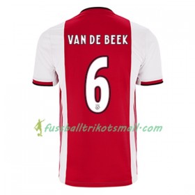 Fußballtrikots Ajax Amsterdam Donny van de Beek 21 2019-2020 Kurzarm Heimtrikotsatz kaufen
